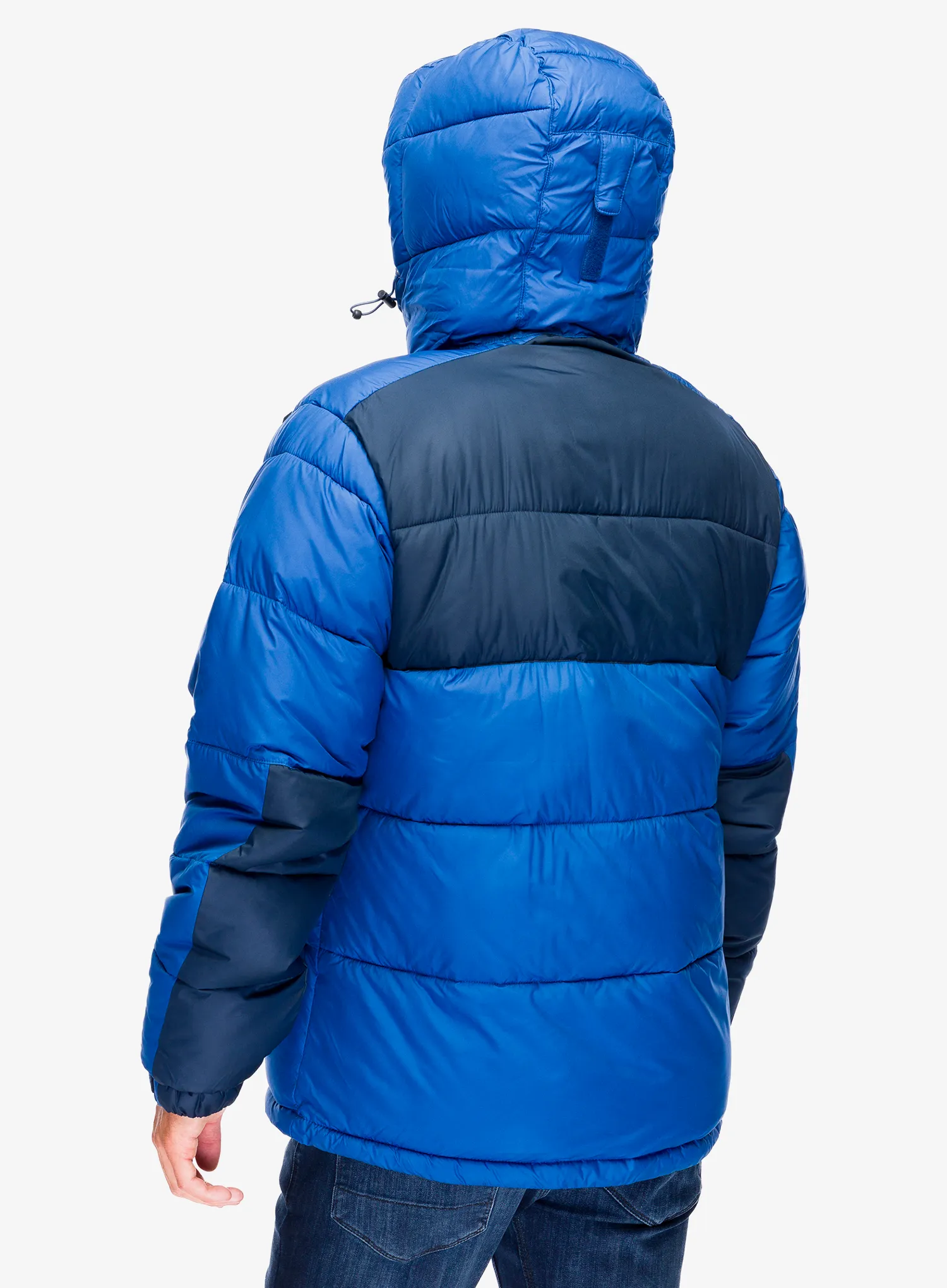 Šilta striukė Columbia Pike Lake II Hooded Jacket - mountain blue/collegiate navy