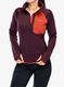Flisinis džemperis moterims Columbia Triple Canyon Grid Fleece Full Zip - moonvista/daredevil