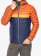 Pūkinė striukė Cotopaxi Fuego Down Hooded Jacket - spice/maritime