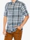 Vyriški marškiniai Craghoppers Cartwright SS Shirt - blue stone check