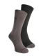Žygio kojinės Craghoppers NosiLife Travel Twin Pack Socks - black pepper/mid grey