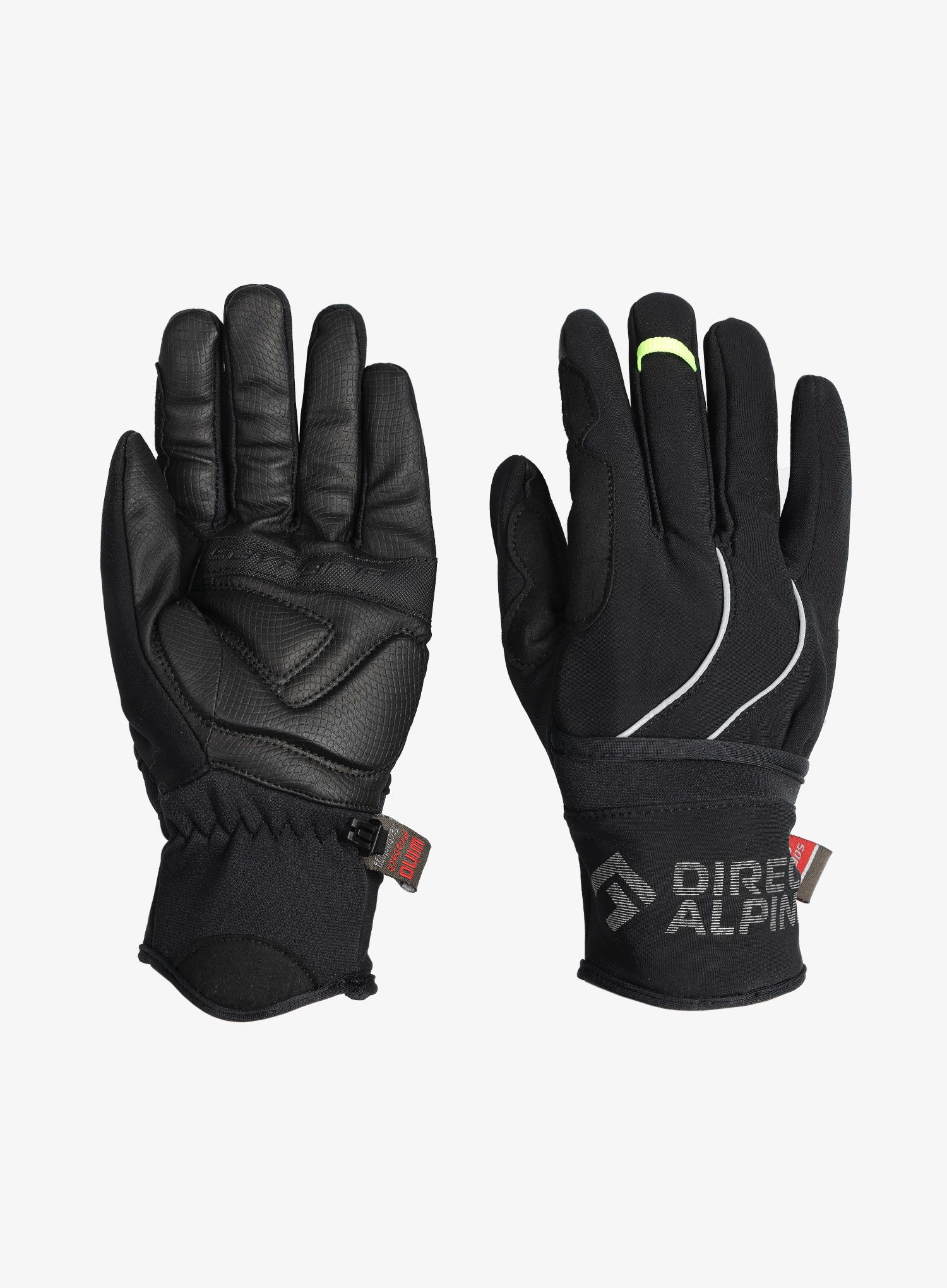 Pirštinės softshell Direct Alpine Express Plus - black