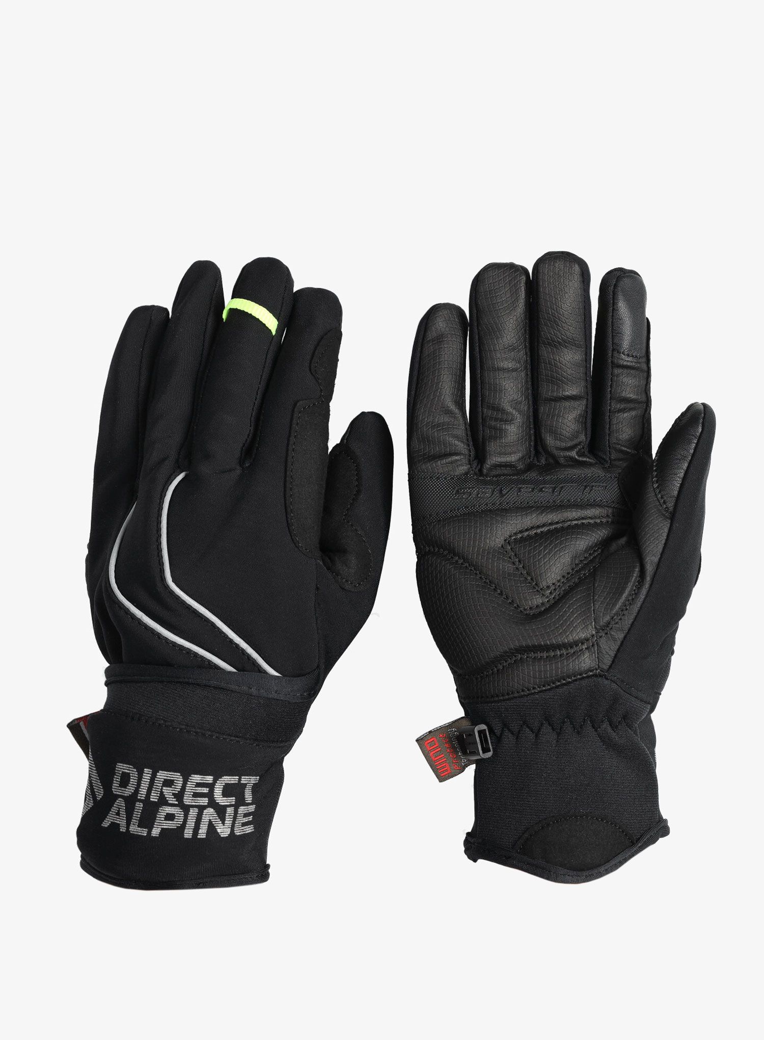 Pirštinės softshell Direct Alpine Express Plus - black