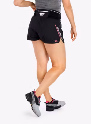 Moteriški šortai Dynafit DNA 2in1 Split Shorts - black out