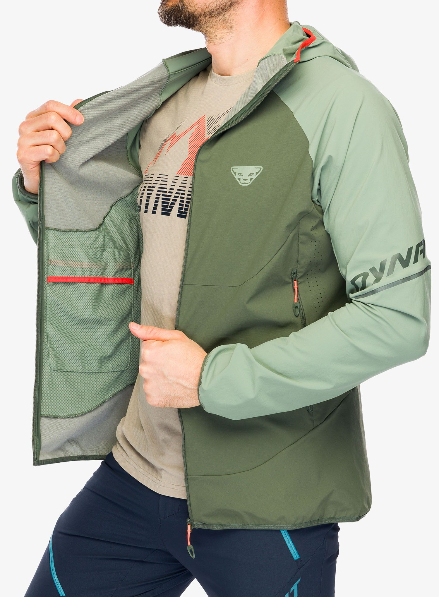Softshell striukė Dynafit Transalper DST Jacket - sage
