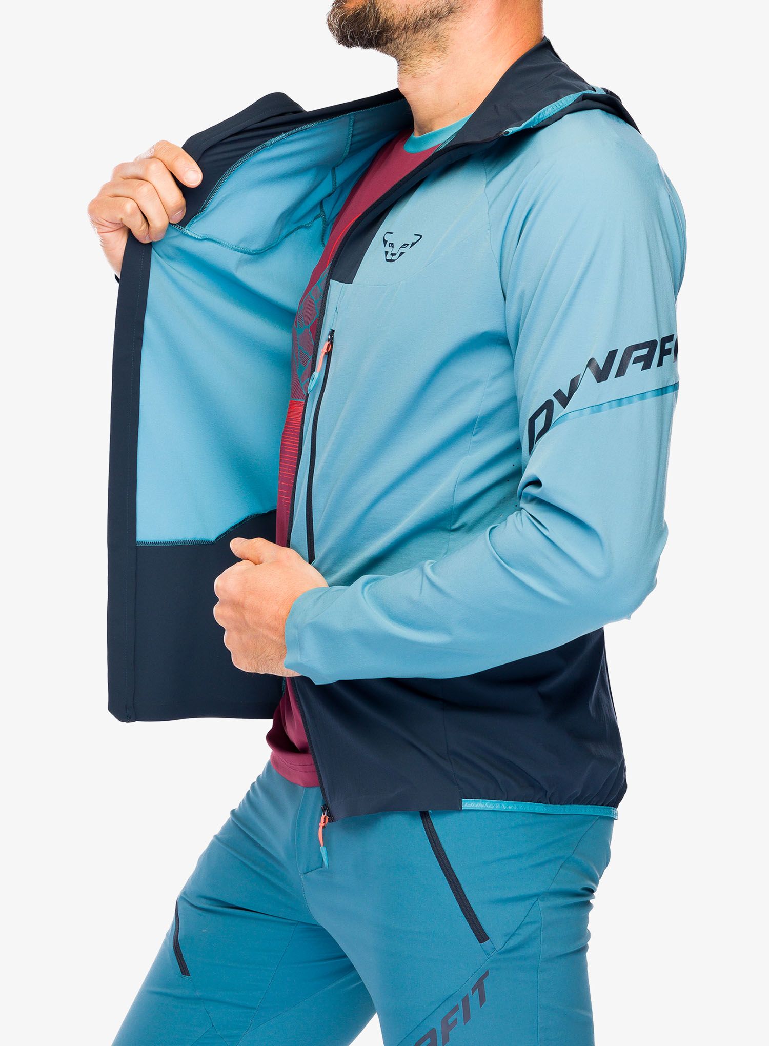 Softshell striukė Dynafit Traverse DST Jacket - storm blue