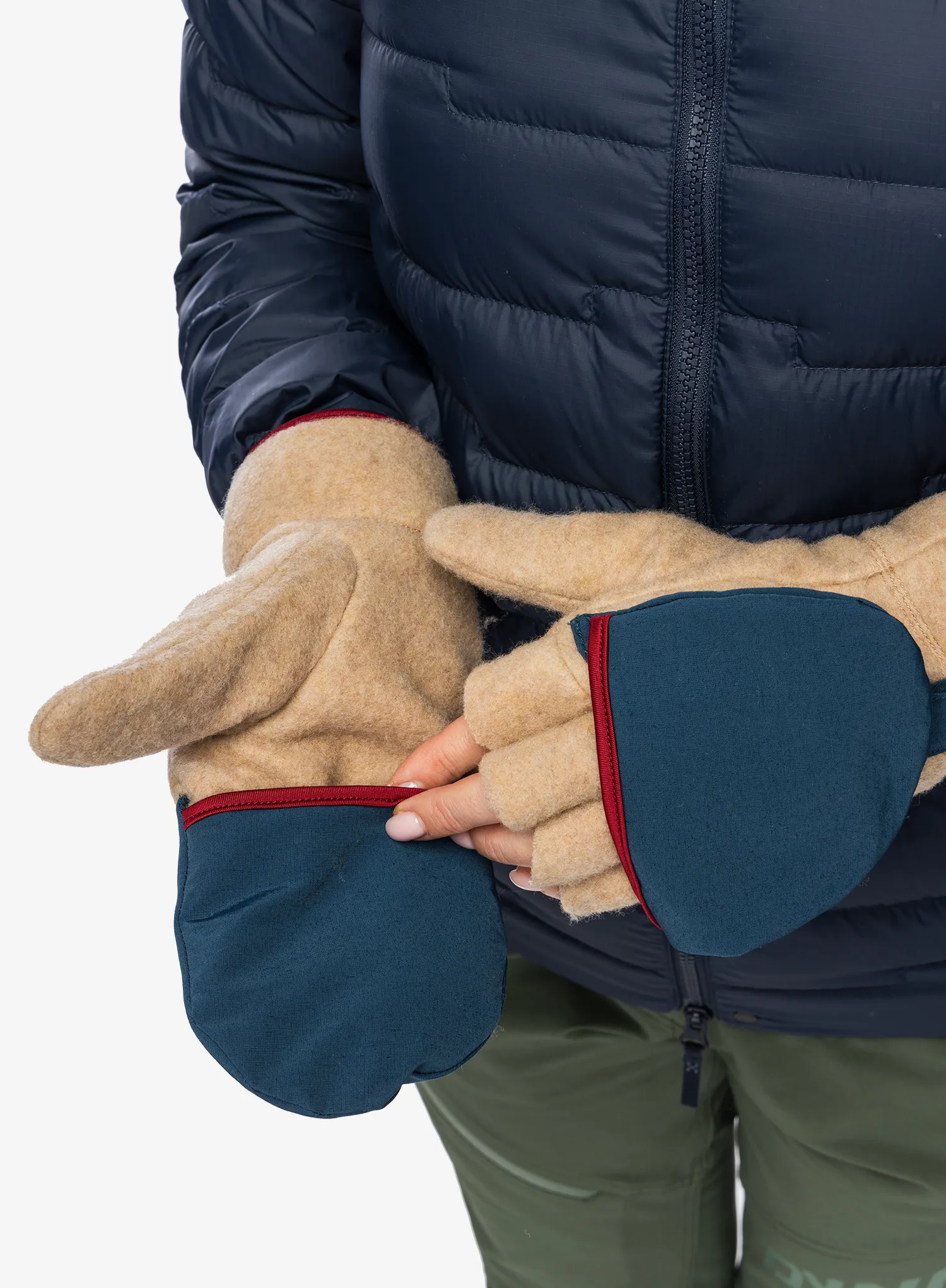 Kumštinės pirštinės Elmer EM362 Eco Cover - camel