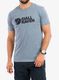 Vyriški marškinėliai Fjallraven Logo T-shirt - uncle blue/melange