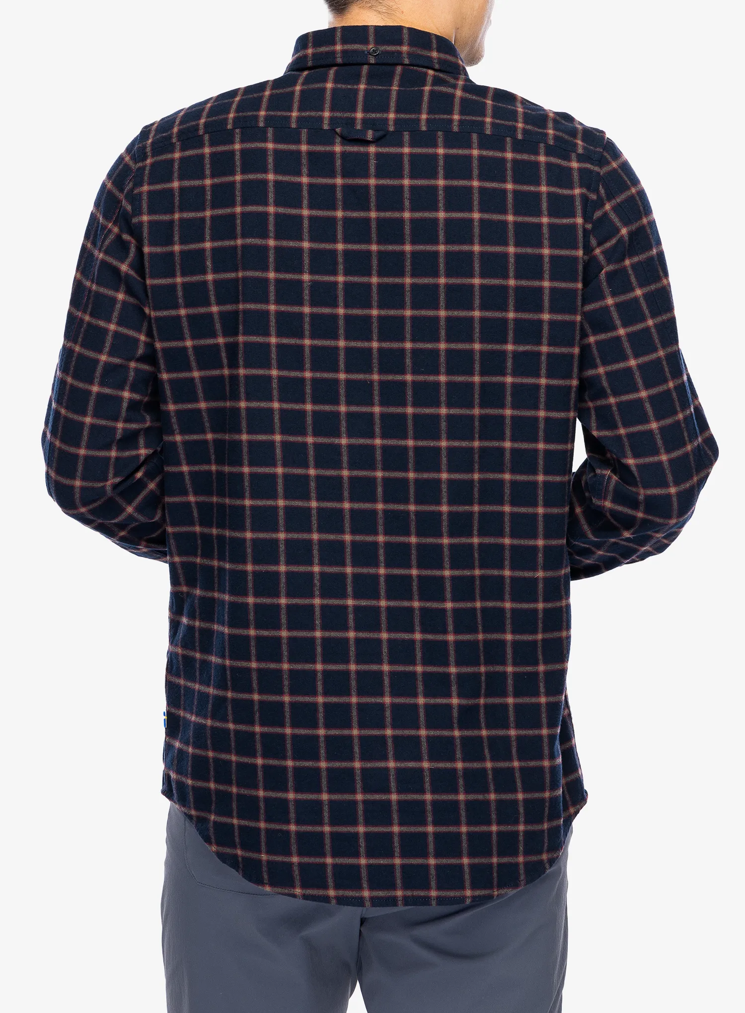 Marškiniai Fjallraven Ovik Flannel Shirt - dark navy