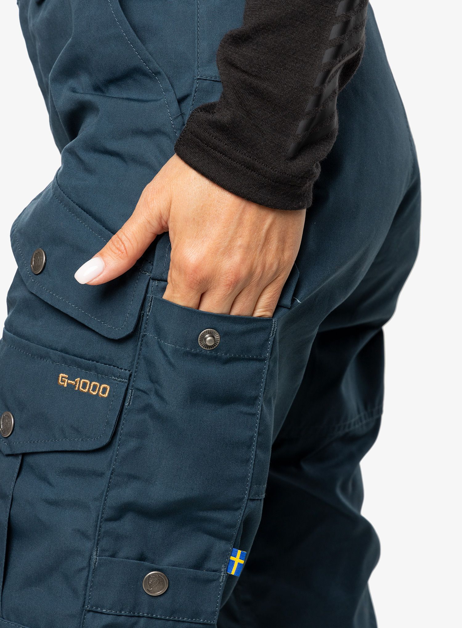 Žygio kelnės moterims Fjallraven Vidda Pro Trousers - mountain blue