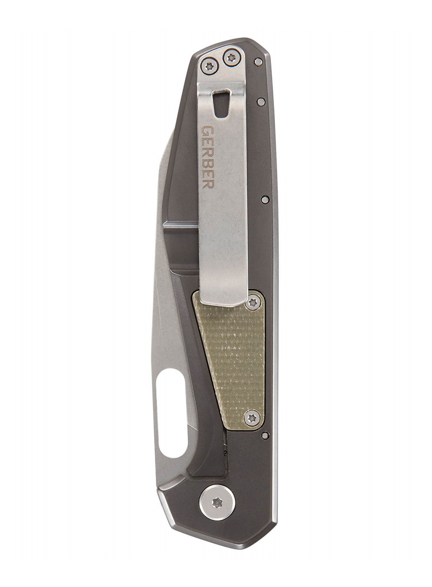 Sulankstomas peilis Gerber Slimsada D2 - olive