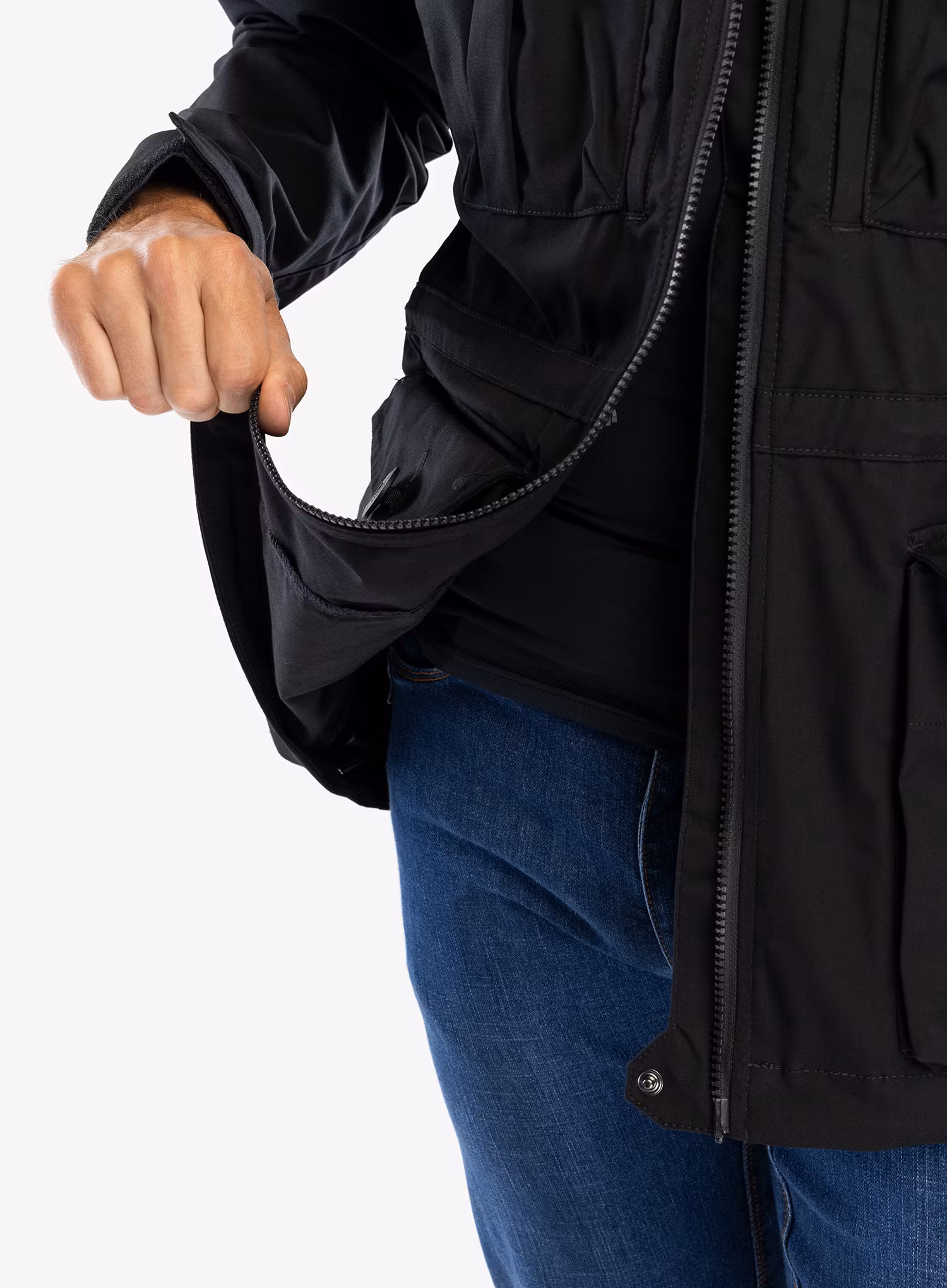 Taktinė striukė Helikon-Tex SAS Smock Duracanvas - black