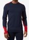 Termoaktyvus džemperis Helly Hansen LIFA Merino Midweight Crew - navy/cobalt