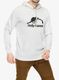 Džemperis su gobtuvu Helly Hansen Nord Graphic Pullover Hoodie - grey melange/grey