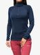 Termo džemperis moteriškas Houdini Desoli Thermal Half Zip - blue illusion