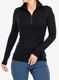 Moteriškas termoaktyvus džemperis Icebreaker 260 Tech L/S Half Zip - black