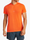 Bėgimo marškinėliai Icebreaker Merino 125 Cool-Lite Speed SS Quarter Zip - blaze