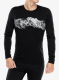 Termoaktyvus džemperis Icebreaker Merino 200 Oasis LS Crewe Remarkables - black