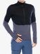Džemperis Icebreaker Merino 200 Realfleece Descender LS Half Zip - black/graphite/cb