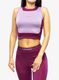 Viršus Icebreaker ZoneKnit Cropped Bra-Tank - purple