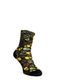 Dviratininko kojinės moterims Karpos Green Fire Socks - black/rifle green/buttercup