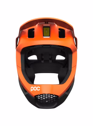 MTB šalmas POC Otocon Race Mips - fluo orange/uranium black matt