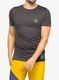 Spauda ant marškinėlių La Sportiva Climbing on the Moon T-Shirt - carbon/giallo