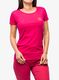 Medvilniniai marškinėliai moterims La Sportiva Climbing on the Moon T-Shirt - fucsia/giallo