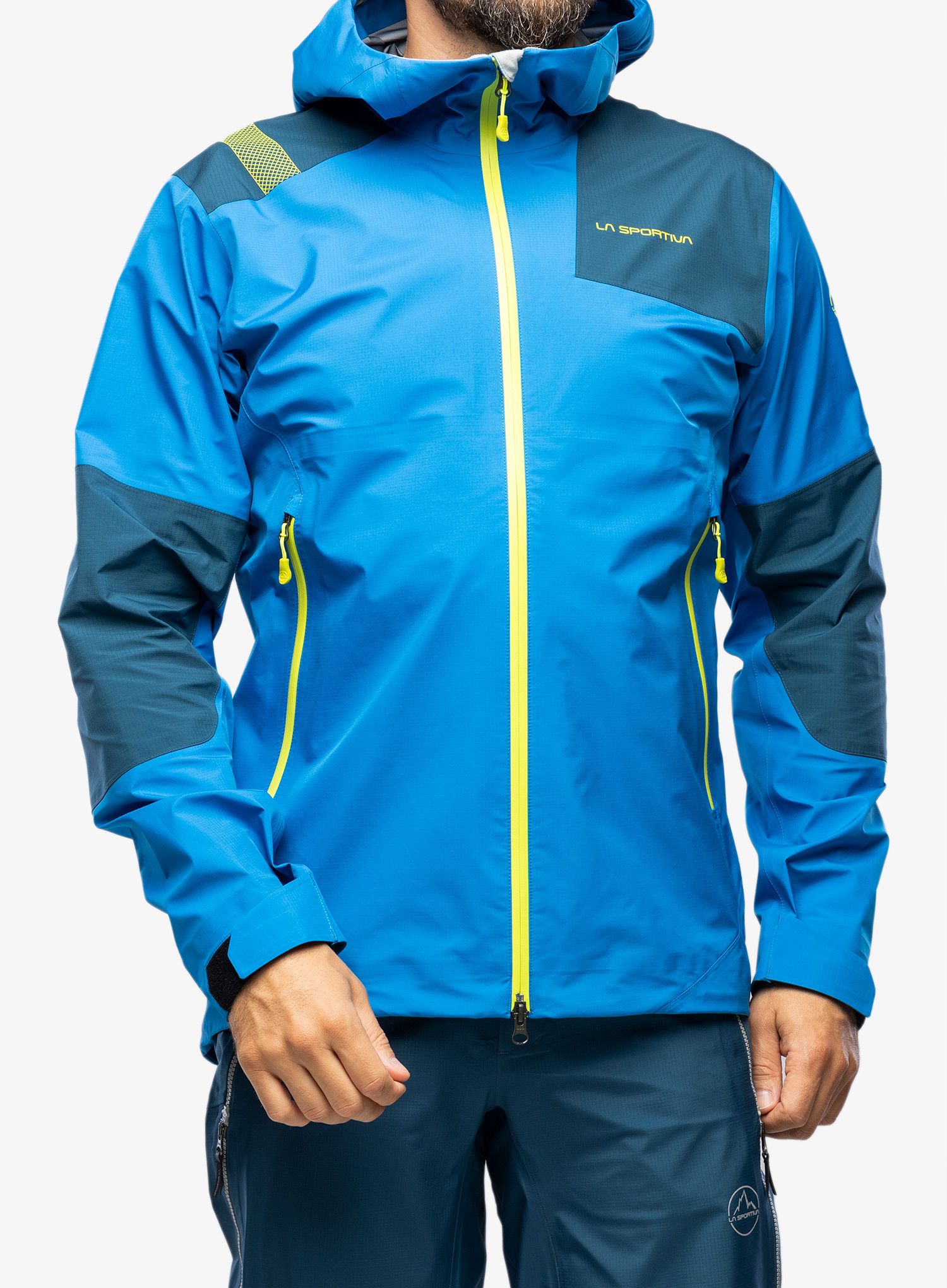Striukė nuo lietaus La Sportiva Roseg GTX Jacket - electric blue/storm blue
