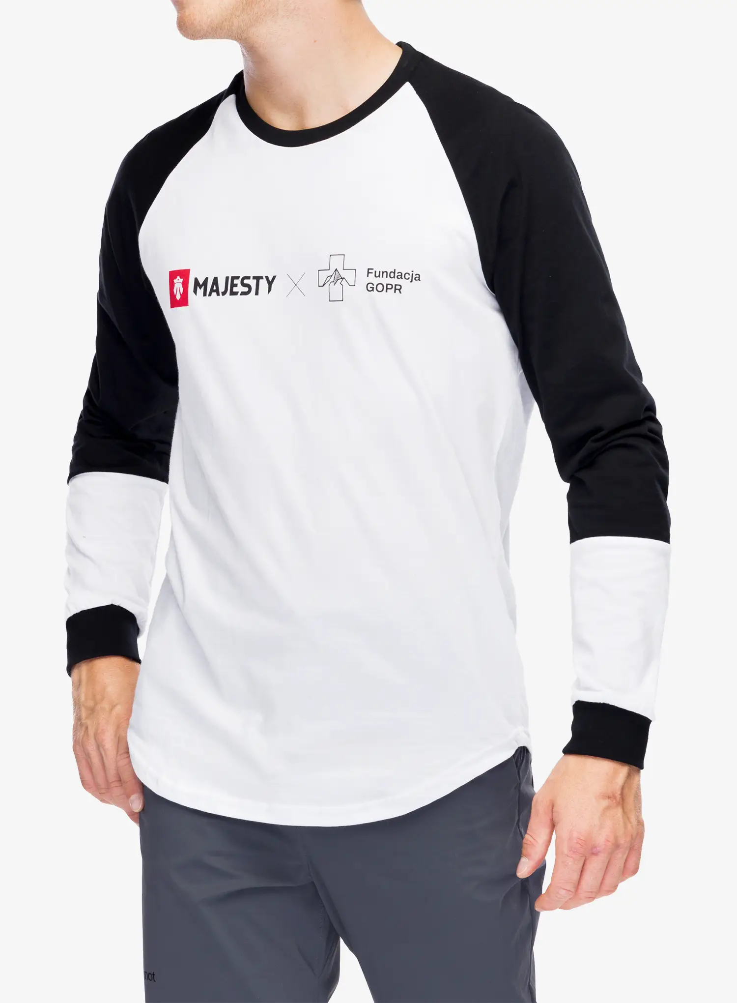 Longsleeve Majesty Fundacja GOPR Ratownik LS - white