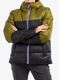 Pūkinė striukė moterims Marmot Guides Down Hoody - black/military green