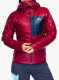 Šilta moteriška striukė Mountain Equipment Oreus Hooded Jacket - merlot/blue