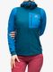 Moteriška softshell striukė Mountain Equipment Switch Pro Hooded Jacket - majolica blue/mykonos blue