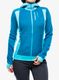 Džemperis moterims Norrona Falketind Alpha120 Zip Hood - aquarius/mykonos blue