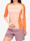 Termo džemperis moteriškas Norrona Falketind Equaliser Merino Round Neck - peach amber/orange alert