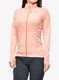 Flisinis džemperis moterims Norrona Lyngen Alpha90 Jacket - peach amber