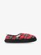 Apšiltintos namų šlepetės Nuvola Classic Scot - red