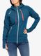 Džemperis su gobtuvu moteriškas Ocun Hoodie Zipper - blue opal/silverscone