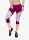 Laipiojimo tamprės Ocun Rhea 3/4 Leggings - wine rhododendron