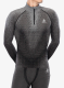 Termoaktyvus džemperis Odlo Blackcomb Eco BL Top Turtle Neck LS Half Zip - black