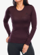 Moteriškas termoaktyvus džemperis Odlo Merino 200 BL Top Crew Neck LS - fudge