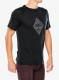 Marškinėliai Odlo Merino Tencel 130 Peaks TS Crew Neck SS - black melange