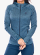 Moteriškas džemperis su gobtuvu Odlo Tencia Mid Layer Hoody Full Zip - provincial blue melange
