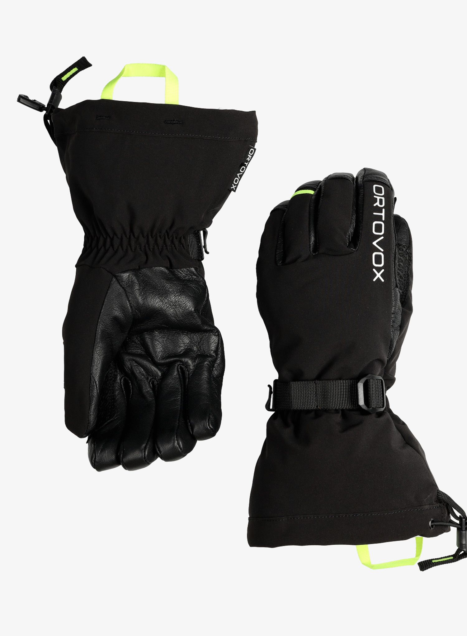 Slidinėjimo pirštinės Ortovox Merino Mountain Glove - black raven