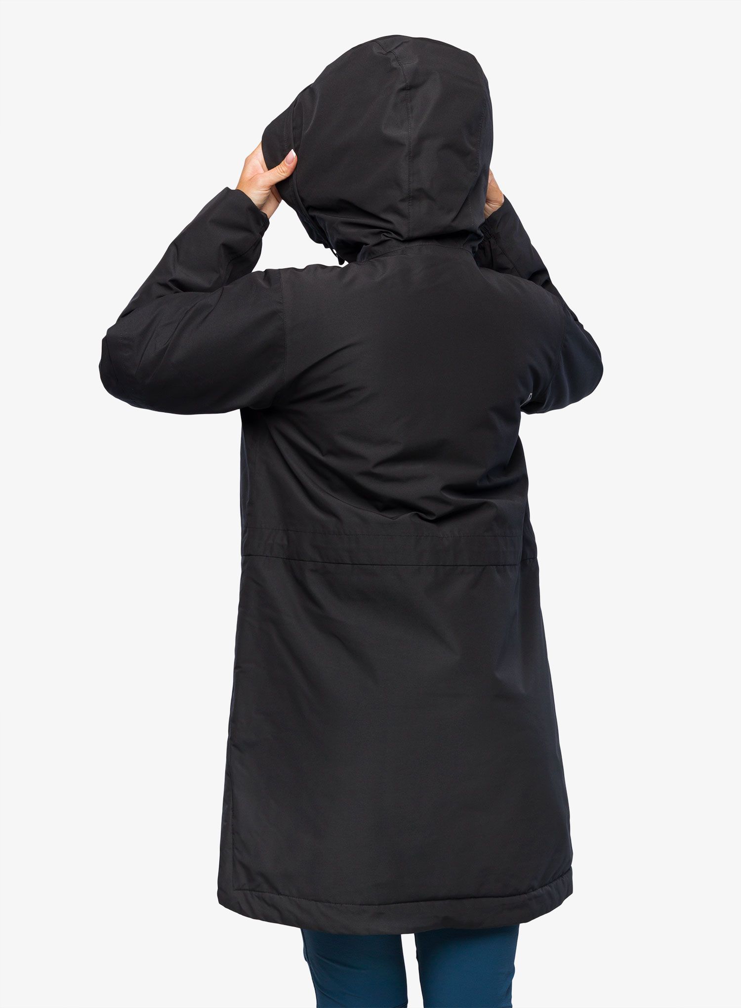 Moteriškas paltas Didriksons Ella Parka - black