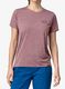 Moteriški marškinėliai Patagonia Cap Cool Daily Graphic Shirt - strataspire stormy mauve x-dye