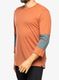 Dviratininko marškinėliai Patagonia Merino 3/4 Sleeve Bike Jersey - burl red