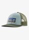 Kepurė su snapeliu Patagonia P-6 Logo LoPro Trucker Hat - thermal blue
