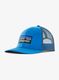 Kepurė su snapeliu Patagonia P-6 Logo LoPro Trucker Hat - vessel blue