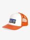 Kepurė su snapeliu Patagonia P-6 Logo Trucker Hat - white/redtail rust